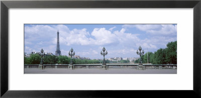 Cloud Over The Eiffel Tower, Pont Alexandre Iii, Paris, France by Panoramic Images Pricing Limited Edition Print image