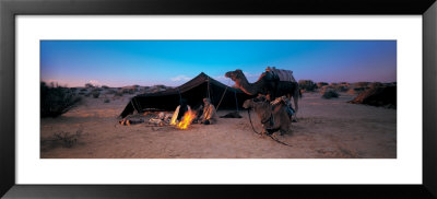 Bedouin Camp, Tunisia, Africa by Panoramic Images Pricing Limited Edition Print image