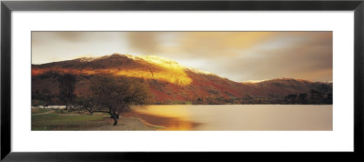 Sunlight On Mountain Range, Ullswater, Lake District, Great Britain, United Kingdom by Panoramic Images Pricing Limited Edition Print image