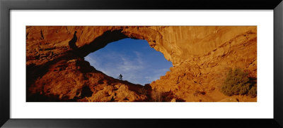 Low Angle View Of Person Mountain Biking, Utah, Usa by Panoramic Images Pricing Limited Edition Print image