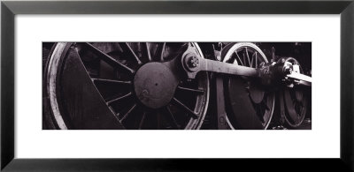 Steam Locomotive Wheels by Panoramic Images Pricing Limited Edition Print image