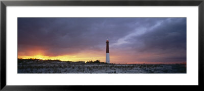 Sunset, Barnegat Lighthouse State Park, New Jersey, Usa by Panoramic Images Pricing Limited Edition Print image