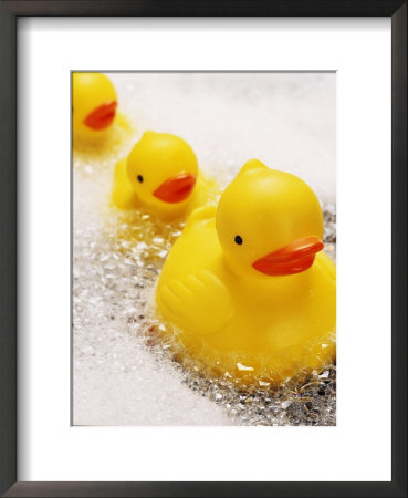 Rubber Ducks In Bath by John Miller Pricing Limited Edition Print image