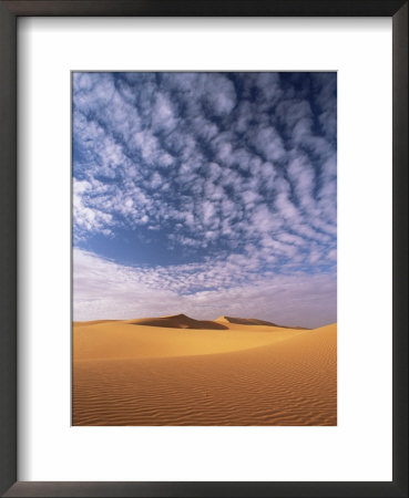 Sand Dunes In Erg Chebbi Sand Sea, Sahara Desert, Near Merzouga, Morocco, North Africa, Africa by Lee Frost Pricing Limited Edition Print image