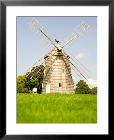 Veteran's Memorial And Wind Mill, East Hampton, New York, Usa by Michele Westmorland Pricing Limited Edition Print image