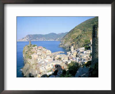 Village Of Vernazza, From The East, Cinque Terre, Unesco World Heritage Site, Liguria, Italy by Richard Ashworth Pricing Limited Edition Print image