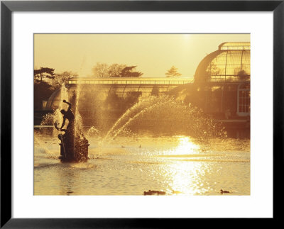 Palm House And Fountains At The Royal Botanic Gardens, Kew, London, England, Uk by Lousie Murray Pricing Limited Edition Print image