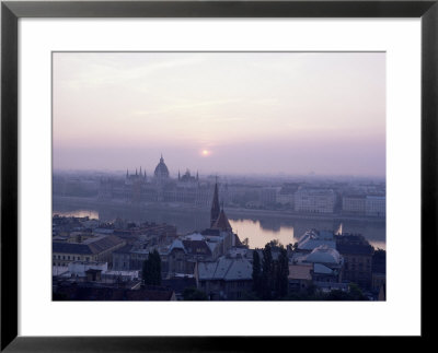 The Parliament Building From Across The River Danube, Budapest, Hungary by Adina Tovy Pricing Limited Edition Print image