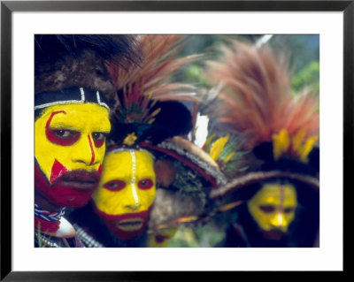 Huli Wigmen, Tari, Papua New Guinea by Michele Westmorland Pricing Limited Edition Print image