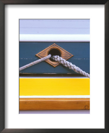 Wooden Boat Detail, Center For Wooden Boats, Lake Union, Seattle, Washington, Usa by Rob Tilley Pricing Limited Edition Print image