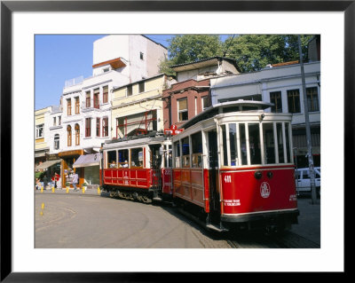 Trams On Istikal Cad, Beyoglu Quarter, Istanbul, Turkey by Bruno Morandi Pricing Limited Edition Print image