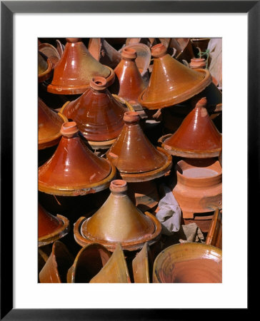 Traditional Tajine Pottery At Market, Essaouira, Essaouira, Morocco by Christopher Groenhout Pricing Limited Edition Print image