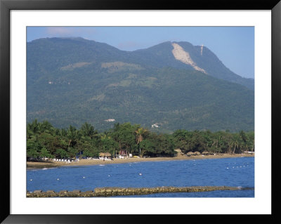 Playa Dorada And Mount Isabel Del Torres, Puerto Plata, Dominican Republic, West Indies by G Richardson Pricing Limited Edition Print image