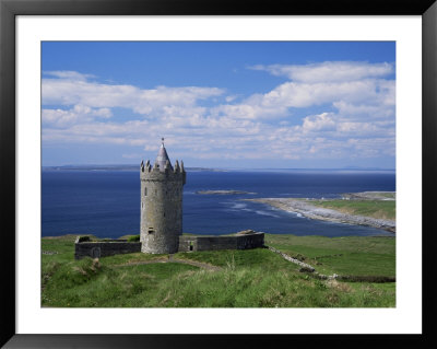 Doolin Tower And South Sound, County Clare, Munster, Eire (Republic Of Ireland) by Roy Rainford Pricing Limited Edition Print image