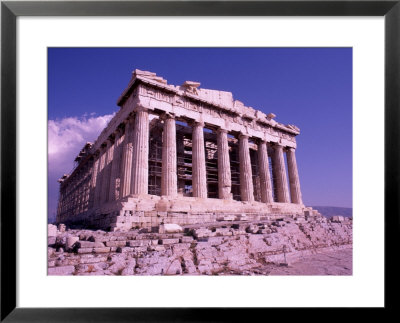 The Parthenon On The Acropolis, Ancient Greek Architecture, Athens, Greece by Bill Bachmann Pricing Limited Edition Print image