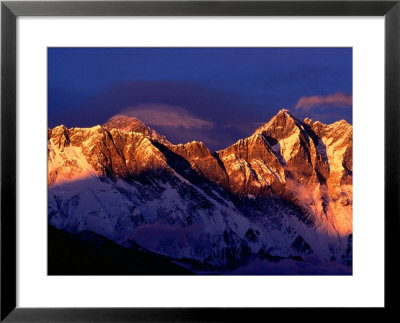 Mt. Everest And Lhotse, Sagarmatha, Nepal by Christer Fredriksson Pricing Limited Edition Print image