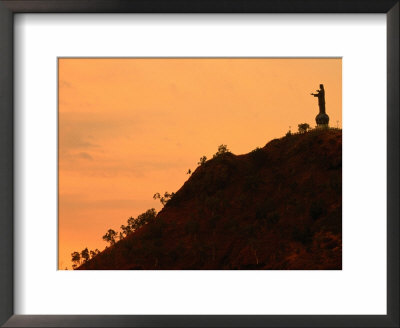 Christ Statue At Dusk, Dili, East Timor by John Banagan Pricing Limited Edition Print image