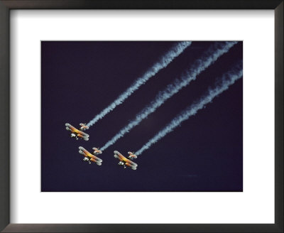 Three Bi-Planes Of The Christian Eagle Performers In Formation by Kenneth Garrett Pricing Limited Edition Print image