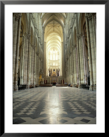 Interior Of Amiens Cathedral, Amiens, Unesco World Heritage Site, Nord, France by Richard Ashworth Pricing Limited Edition Print image