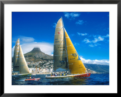 Whitbread Round The World Yacht Race 1997/98, Cape Town Restart, South Africa by Roger De La Harpe Pricing Limited Edition Print image