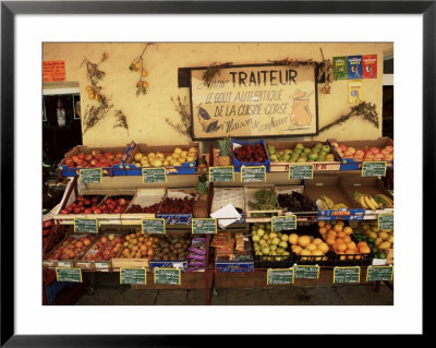 Fruit Displayed Outside Shop, Calvi, Corsica, France by Yadid Levy Pricing Limited Edition Print image