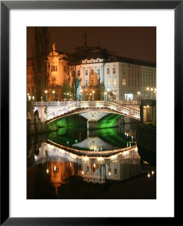 Triple Bridge, Central Pharmacy, Ljubljana, Slovenia by Jonathan Smith Pricing Limited Edition Print image