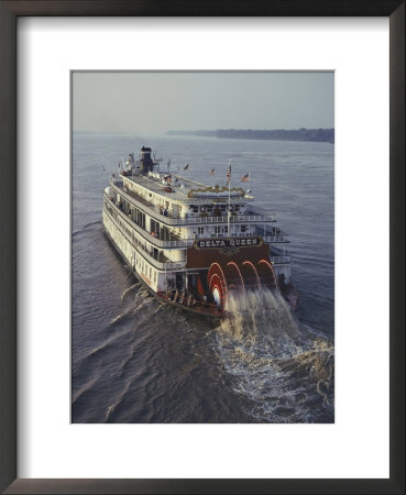 The Delta Queen, A Steamboat, Makes Its Way Up The Mississippi River by Ira Block Pricing Limited Edition Print image