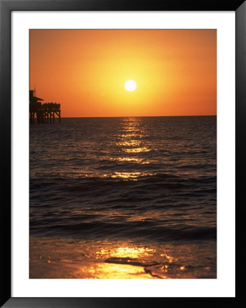 Fishing Pier At Sunset, Naples, Fl by Timothy O'keefe Pricing Limited Edition Print image