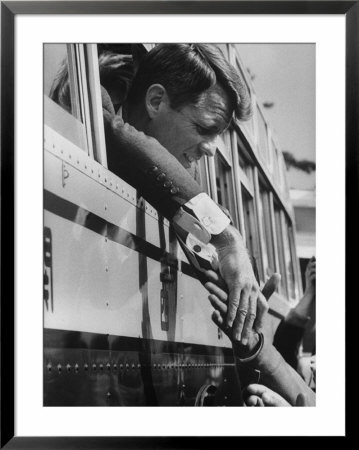 Robert F. Kennedy Shaking Hands With Crowd by John Dominis Pricing Limited Edition Print image
