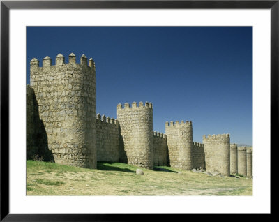 City Walls, Avila, Unesco World Heritage Site, Castile Leon, Spain by Michael Busselle Pricing Limited Edition Print image