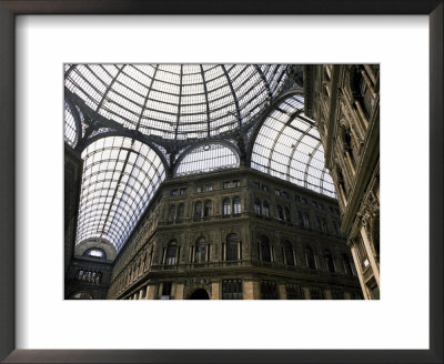 Galleria Umberto, Shopping Arcade, Naples, Campania, Italy by Ken Gillham Pricing Limited Edition Print image