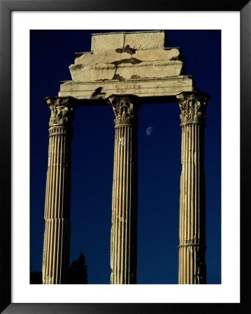 The Remains Of The Temple Of Castor And Pollux by James L. Stanfield Pricing Limited Edition Print image