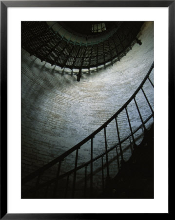 Interior View Of The Corolla Lighthouse by Steve Winter Pricing Limited Edition Print image