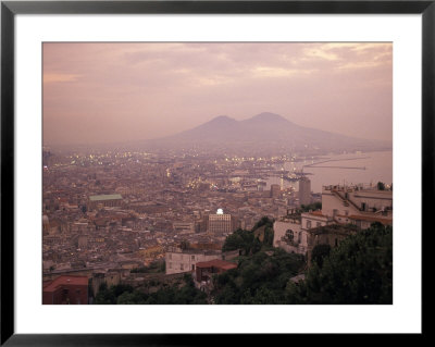 The City Of Naples And Mount Vesuvius At The Bay Of Naples In Italy by Richard Nowitz Pricing Limited Edition Print image