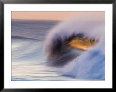Waves Breaking Before Sunrise At Emma Wood State Beach, Ventura, California by Rich Reid Pricing Limited Edition Print image