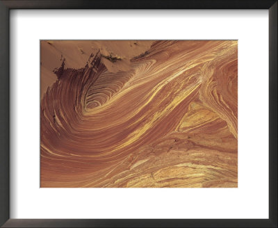 Abstract Of Wind And Water Eroded Sandstone by Norbert Rosing Pricing Limited Edition Print image