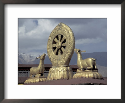 Symbol Of Reincarnation At The Jokhang, Lhasa, Tibet by Keren Su Pricing Limited Edition Print image