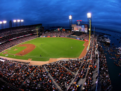 Texas Rangers V San Francisco Giants, Game 1: The San Francisco Giants Play The Texas Rangers by Doug Pensinger Pricing Limited Edition Print image