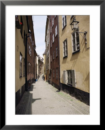 Narrow Street In Gamla Stan, Old Town, Stockholm, Sweden, Scandinavia by Richard Ashworth Pricing Limited Edition Print image