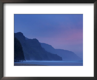 Na Pali Coast From Ke's Beach, On The Island Of Kauai, Hawaii, United States Of America by Aaron Mccoy Pricing Limited Edition Print image