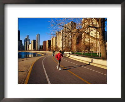 Walkway Near North Avenue Beach, Chicago, United States Of America by Richard Cummins Pricing Limited Edition Print image