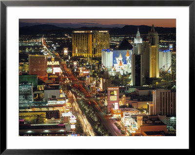 The Strip, Las Vegas, Nevada, Usa by Walter Bibikow Pricing Limited Edition Print image