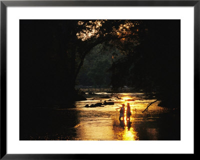 Flyfishing At Dusk by Skip Brown Pricing Limited Edition Print image