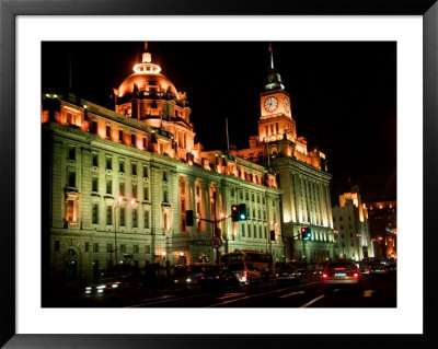 View Of Colonial-Style Buildings Along The Bund, Shanghai, China by Keren Su Pricing Limited Edition Print image
