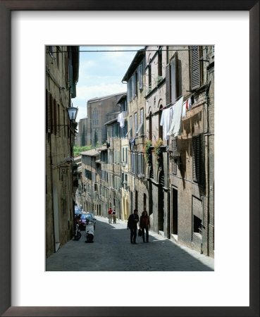 Via San Caterino, Off Costa San Antonio, In Oca District Of Siena, Tuscany, Italy by Richard Ashworth Pricing Limited Edition Print image