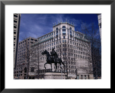 Equestrian Statue Of General John J. Pershing On Pershing Square, Washington Dc, Usa by Greg Gawlowski Pricing Limited Edition Print image