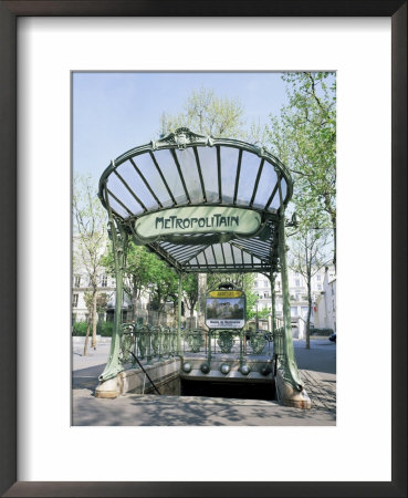 Abbesses Metro Station, Paris, France by Roy Rainford Pricing Limited Edition Print image