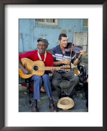 Musicians Playing Salsa, Santiago De Cuba, Cuba, West Indies, Central America by R H Productions Pricing Limited Edition Print image