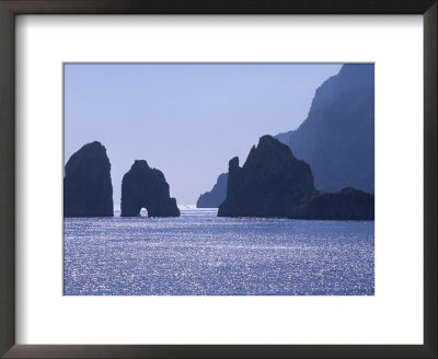 Capri's Faraglioni Rocks, Capri, Italy by Holger Leue Pricing Limited Edition Print image