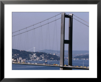 Bridge Over Bosphorus River, Istanbul, Turkey by Phil Weymouth Pricing Limited Edition Print image